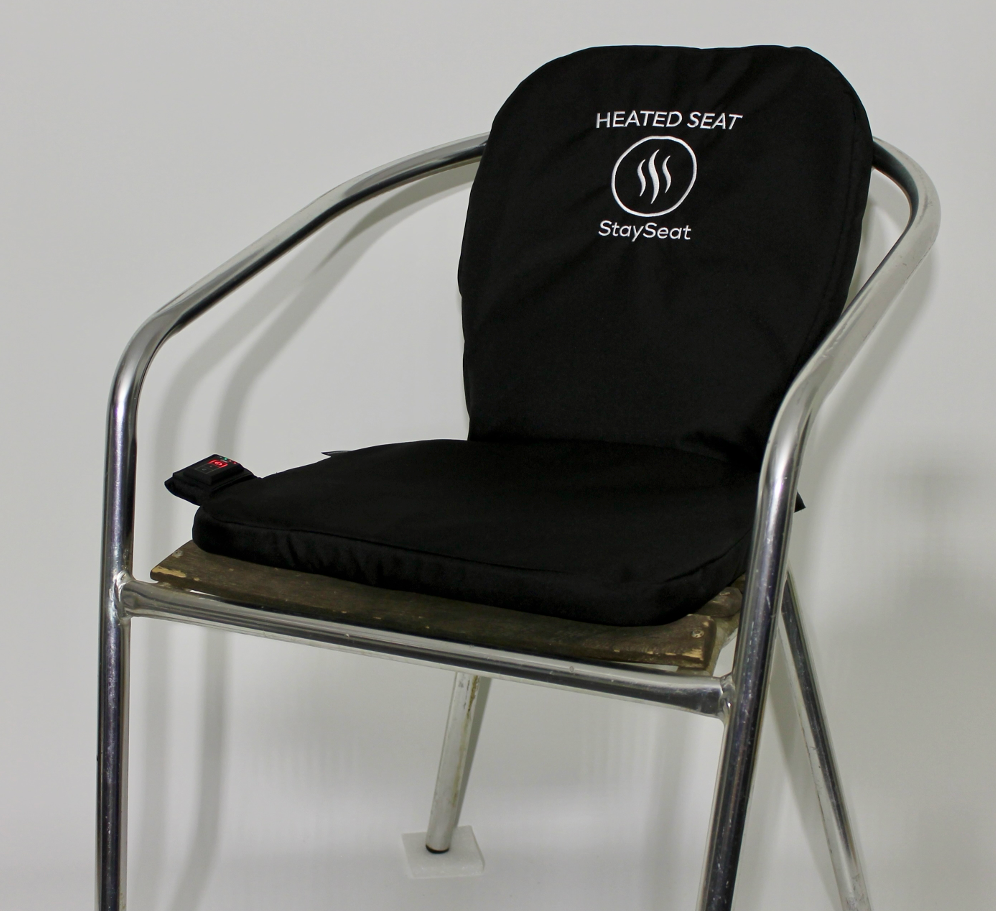 StaySeat varmehynde - Sort m. logo