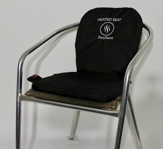 StaySeat varmehynde - Sort m. logo