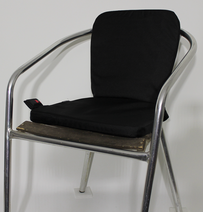 StaySeat heating pad - brown / white checkered